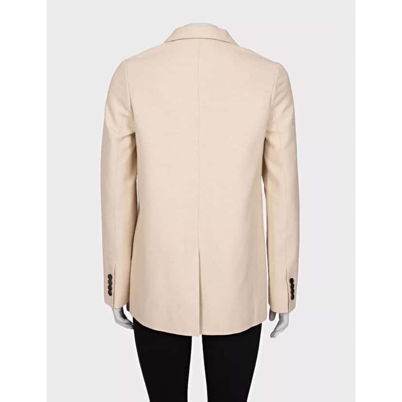 Christian Dior Christian Dior Beige Double-Breasted Jacket Size 36/S Pre-owed Beige Silk Good condition - Inside View