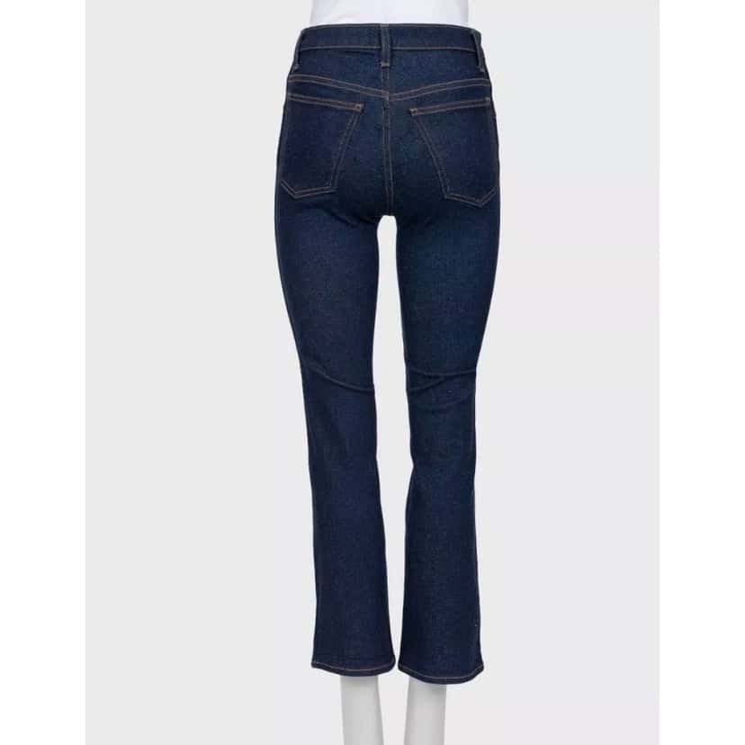 Khaite Khaite Dark Blue High-Waisted Jeans - Size S Pre-owned Blue Cotton Good condition - Inside View