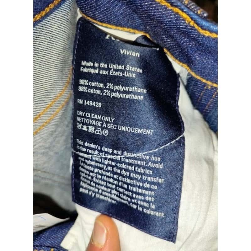 Khaite Khaite Dark Blue High-Waisted Jeans - Size S Pre-owned Blue Cotton Good condition - Box View