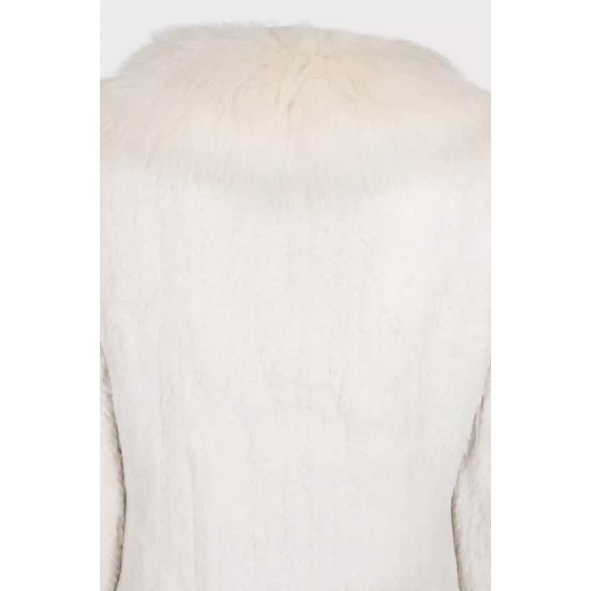 Valentino Valentino Roma Luxurious White Faux Fur Coat - Size XL Pre-owned White Good condition - Box View