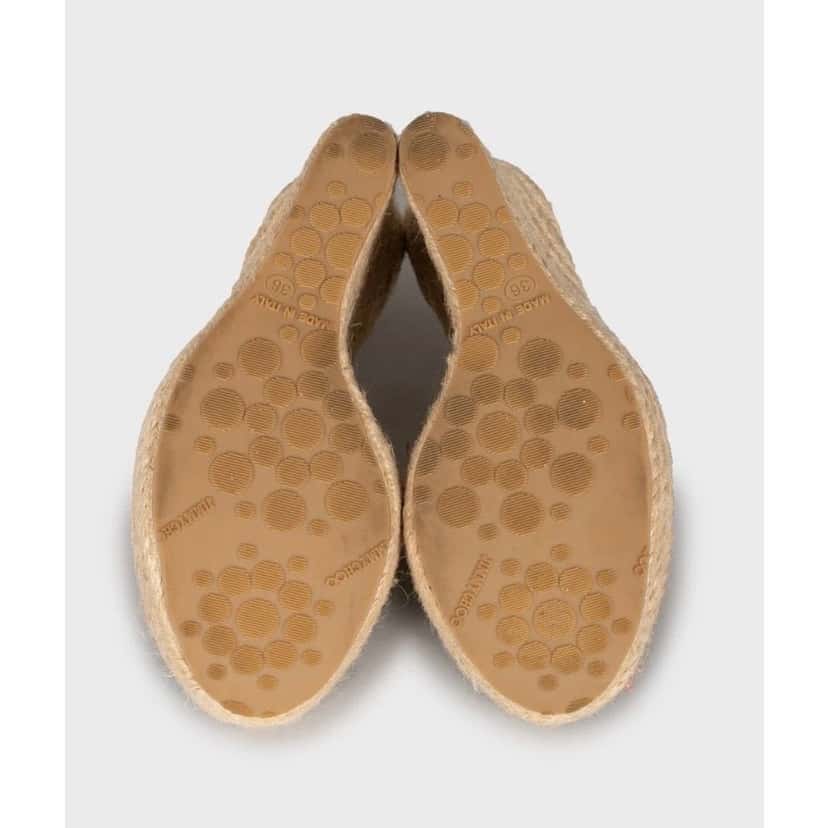 Jimmy Choo Jimmy Choo Animal Print Leather Wedge Sandals Sz.36 Pre-owned Other Leather Good condition - Box View