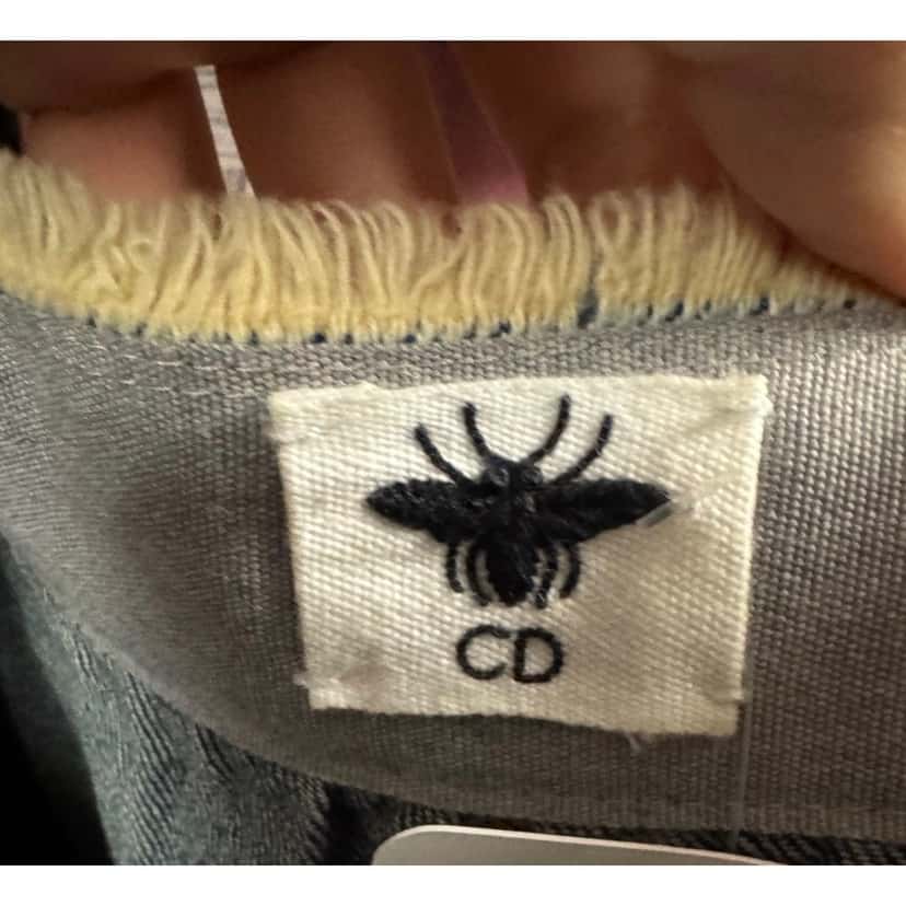 Christian Dior Christian Dior Denim Full Skirt - Size FR40 / L pre-owned Blue Denim Good condition - Model View