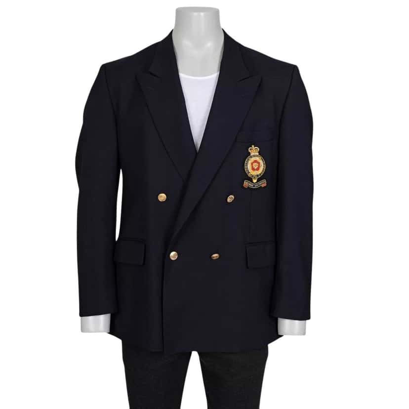 Christian Dior Dior Men's Wool Jacket Sz.IT44/XXL Pre-owned Blue Wool Good condition - Front View