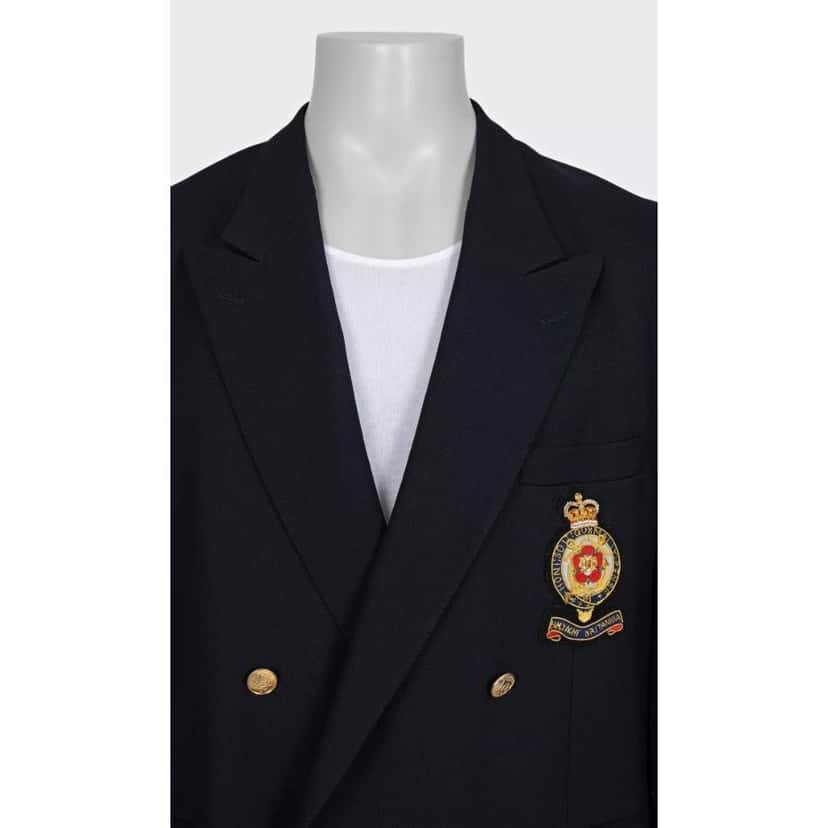 Christian Dior Dior Men's Wool Jacket Sz.IT44/XXL Pre-owned Blue Wool Good condition - Model View