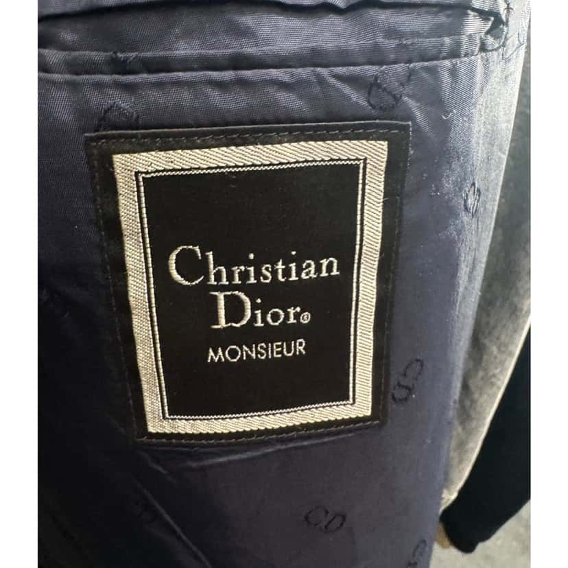 Christian Dior Dior Men's Wool Jacket Sz.IT44/XXL Pre-owned Blue Wool Good condition - Box View