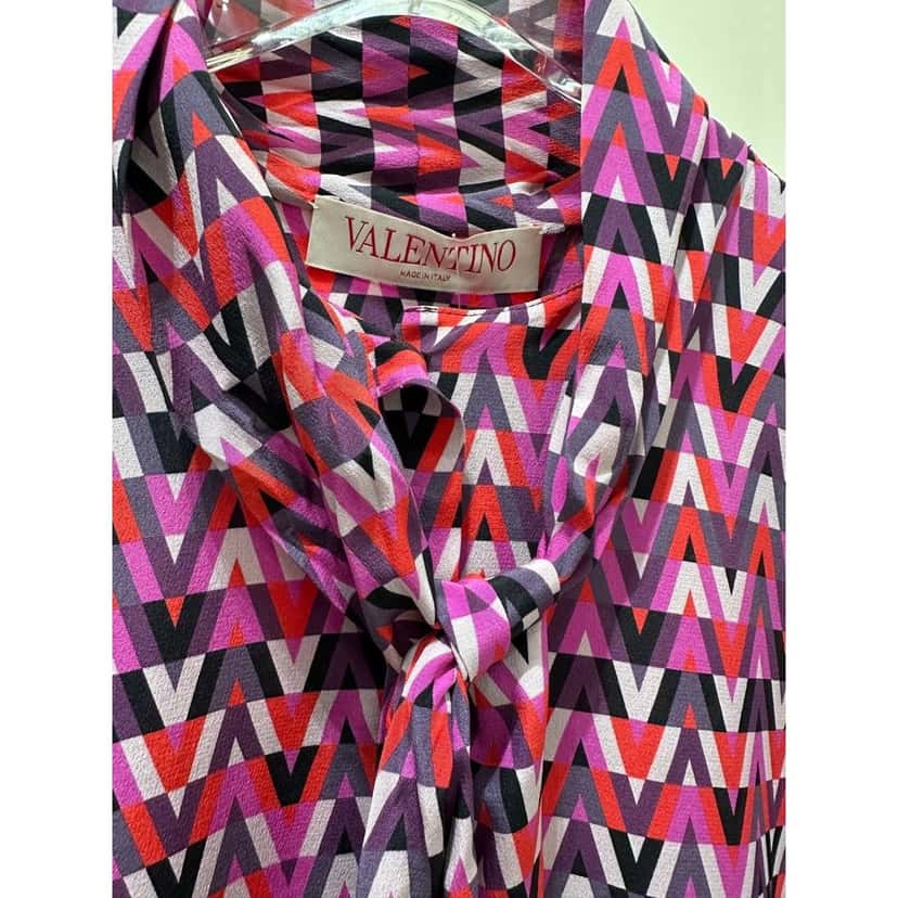 valentino Valentino Silk Blouse Pants Set Suit - Women's Sz 40/42 Pre-owned Other Silk Good condition - Inside View