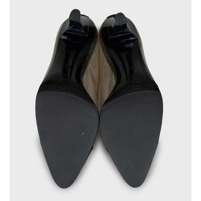 Chanel Chanel Transparent Pumps with Leather Toe - Size 38 Pre-owned Other Leather Good condition - Box View
