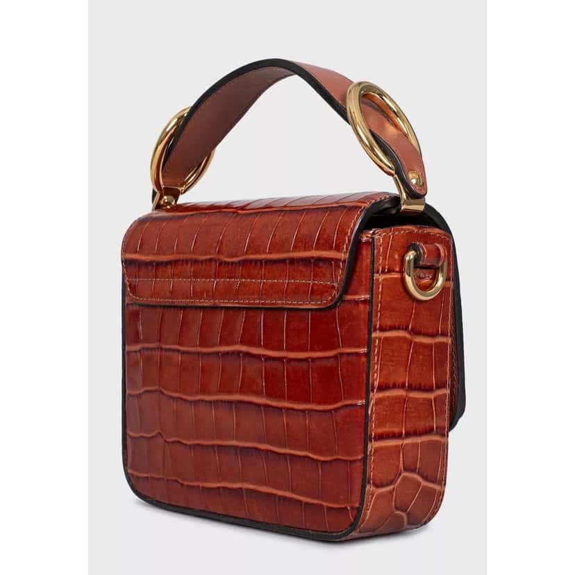 Chloé Chloe C Mini Crossbody Brown Leather Bag Pre-owned Brown Leather Good condition - Back View
