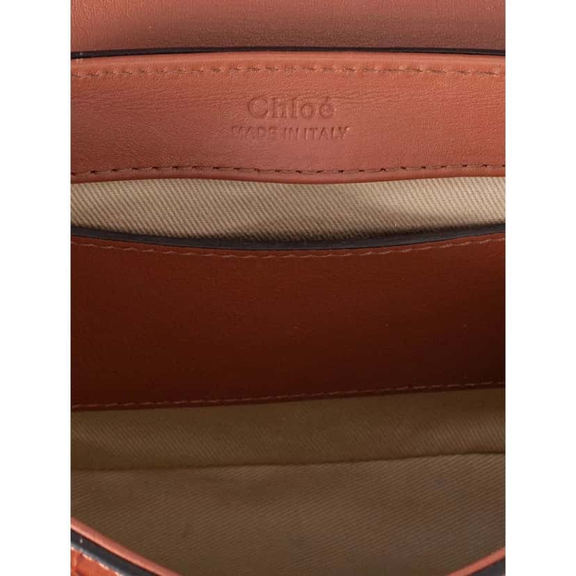 Chloé Chloe C Mini Crossbody Brown Leather Bag Pre-owned Brown Leather Good condition - Model View