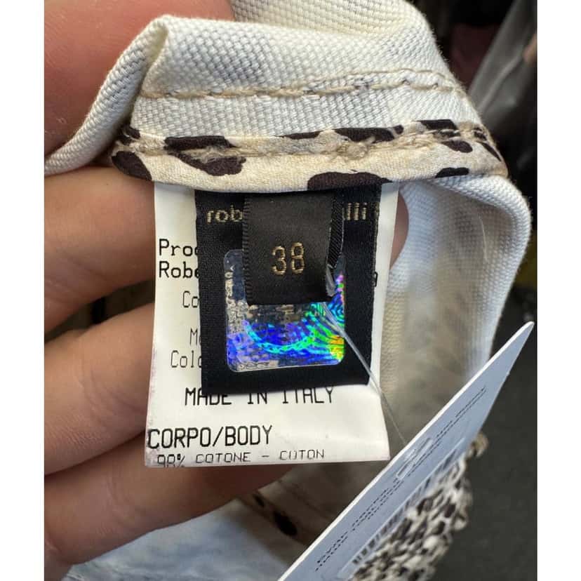 Roberto Cavalli Roberto Cavalli Animal Print Fitted Jacket IT38 XS pre-owned Other Cotton Good condition - Box View