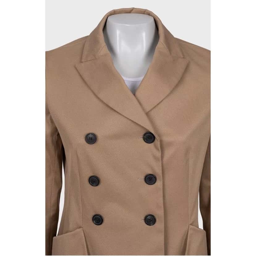 Christian Dior Christian Dior Brown Corduroy Double-Breasted Jacket Sz.40/L Pre-owned Brown Cotton Good condition - Model View