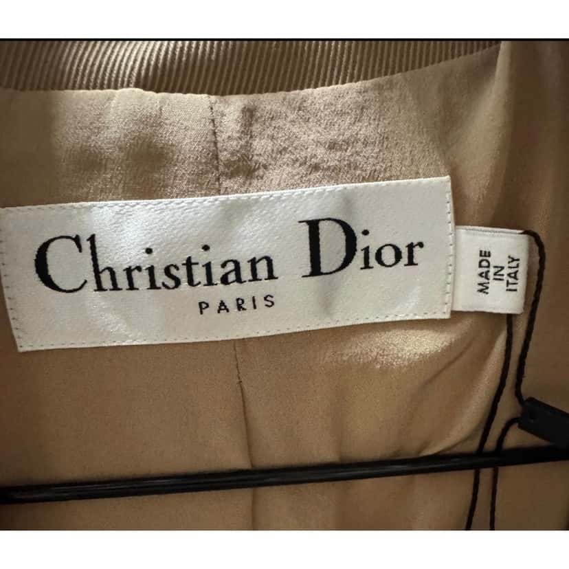 Christian Dior Christian Dior Brown Corduroy Double-Breasted Jacket Sz.40/L Pre-owned Brown Cotton Good condition - Box View