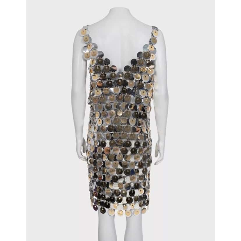 Paco Rabanne Stunning Paco Rabanne x H&M Silver Metal Dress - Size XL Pre-owned Silver Good condition - Inside View