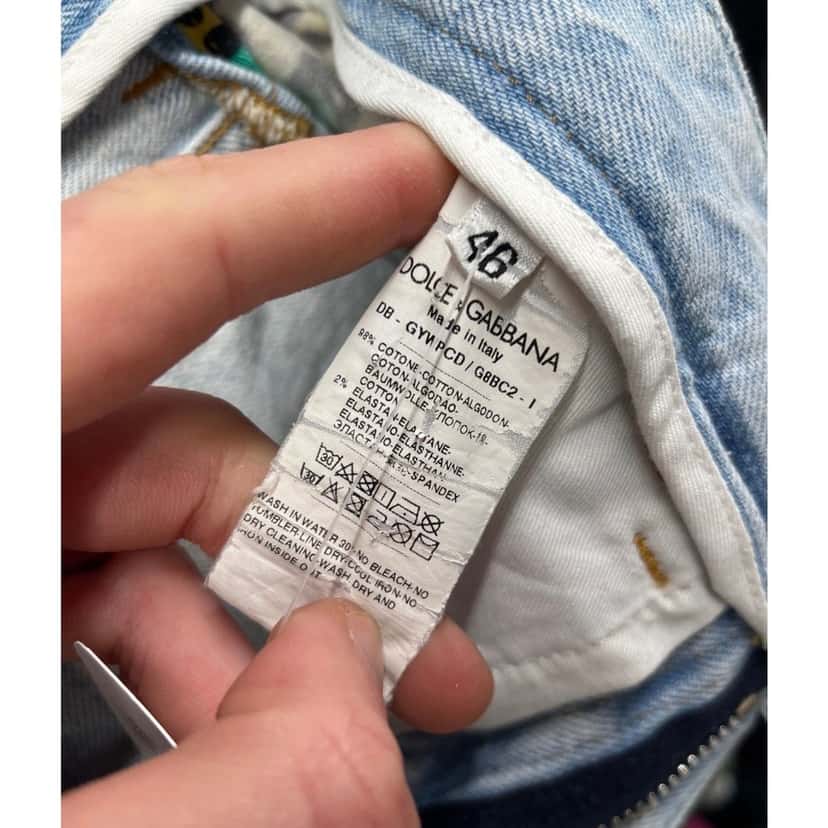 Dolce & Gabbana Dolce & Gabbana Mixed Panel Denim Shorts IT46/XL Pre-owned Other Denim Good condition - Box View