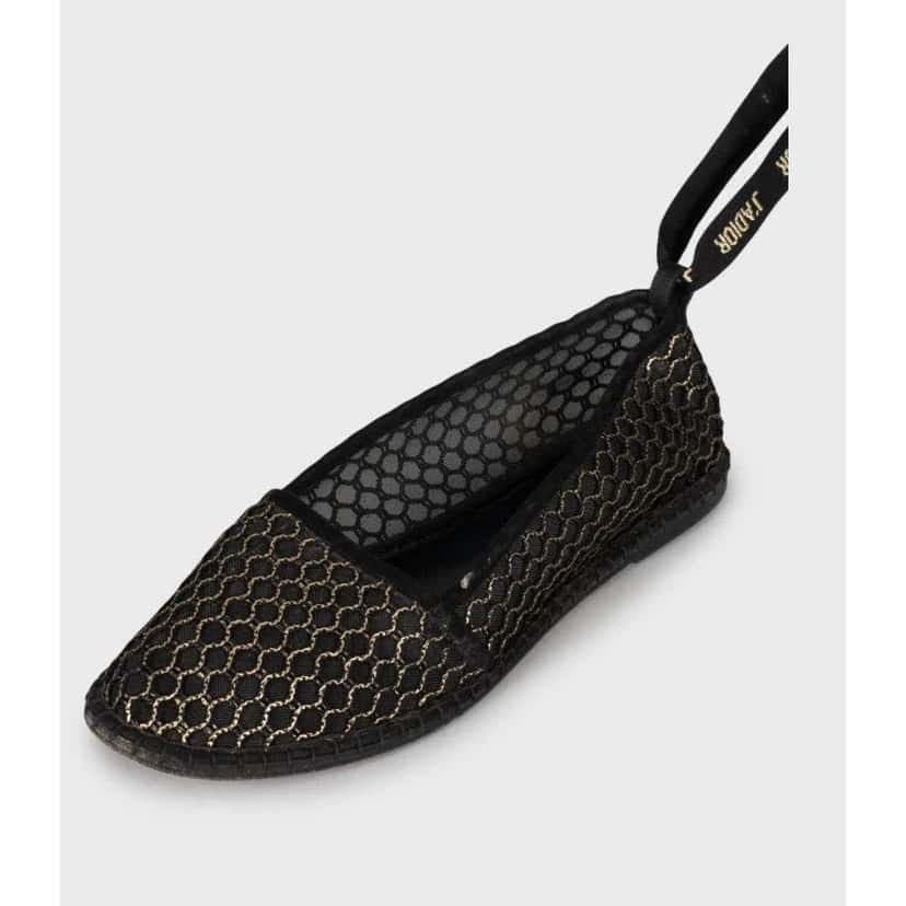 Christian Dior Christian Dior J’Adior Mesh Ballet Flats - Size 38 pre-owned Other Lace Good condition - Back View