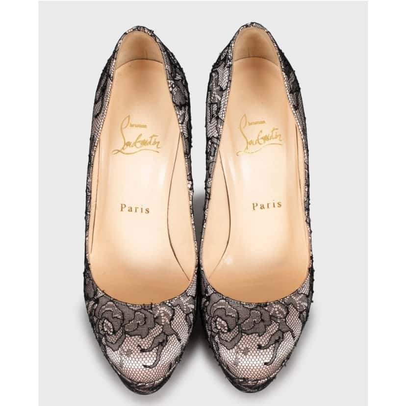 Christian Louboutin Christian Louboutin Wedge Heels - Sz 36 EU Pre-owned Other Leather Good condition - Back View