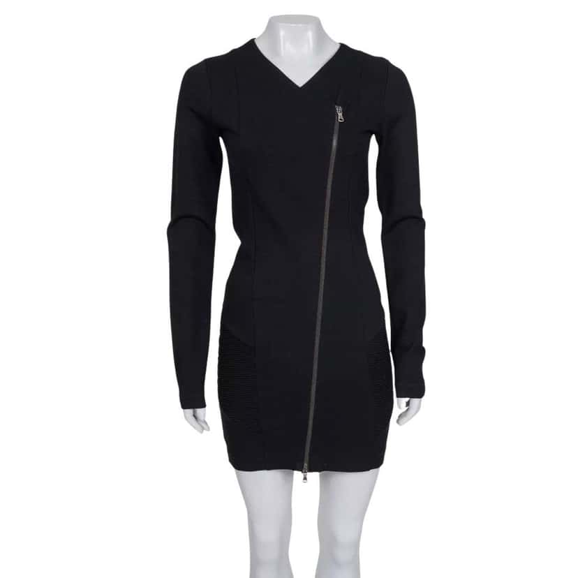 Pierre Balmain NWOT Pierre Balmain Black Bodycon Dress  EU38 M pre-owned Black Never worn - Front View