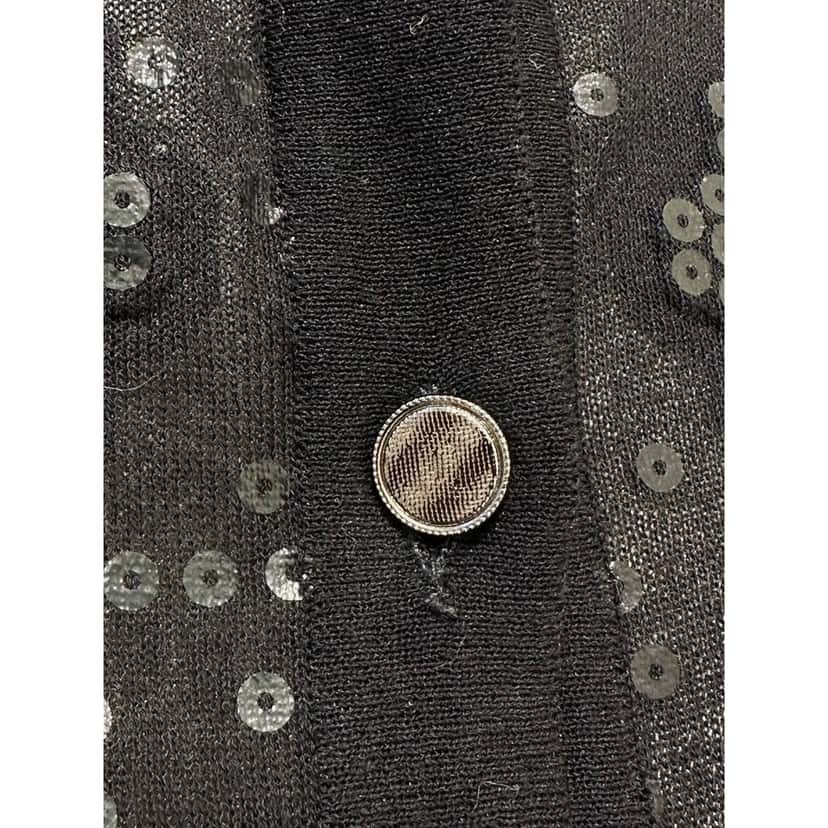 Chanel Chanel Fall 2018 Lace & Silk Blend Sheer Midi Dress Sz.46 Pre-owned Navy Lace Good condition - Model View