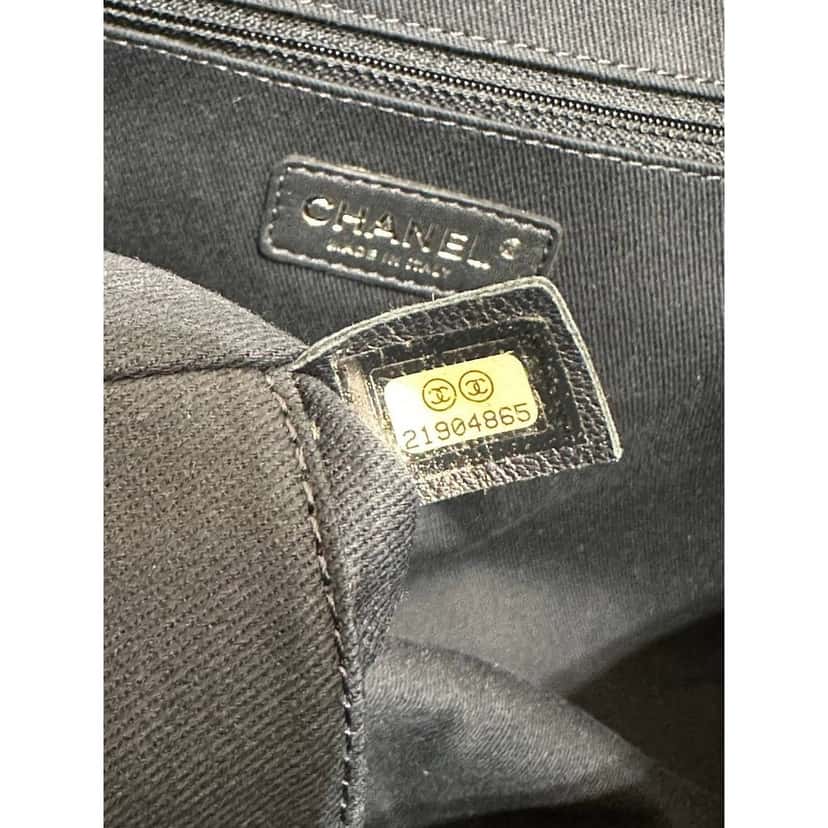 Chanel Chanel Deauville Large Denim Canvas Tote Bag Pre-owned Navy Denim Good condition - Box View