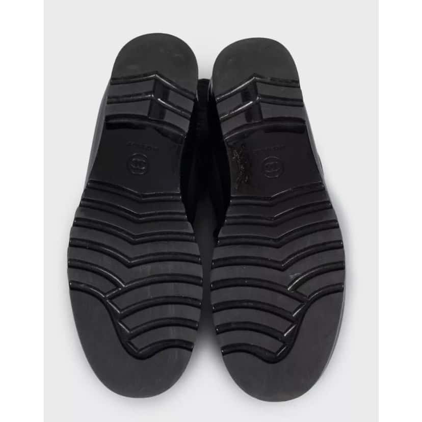 Chanel Chanel Black Lace-Up Boots - Size 37 Pre-owned Black Lace Good condition - Box View