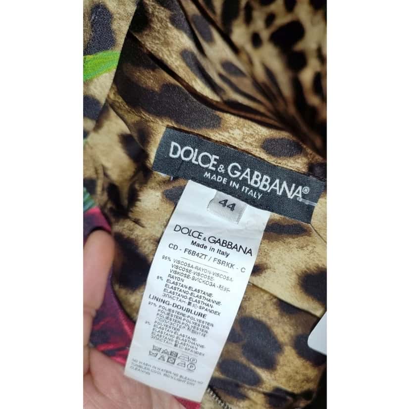 Dolce & Gabbana Dolce & Gabbana Floral Print Fitted Dress - Size IT44/L Pre-owned Other Good condition - Box View