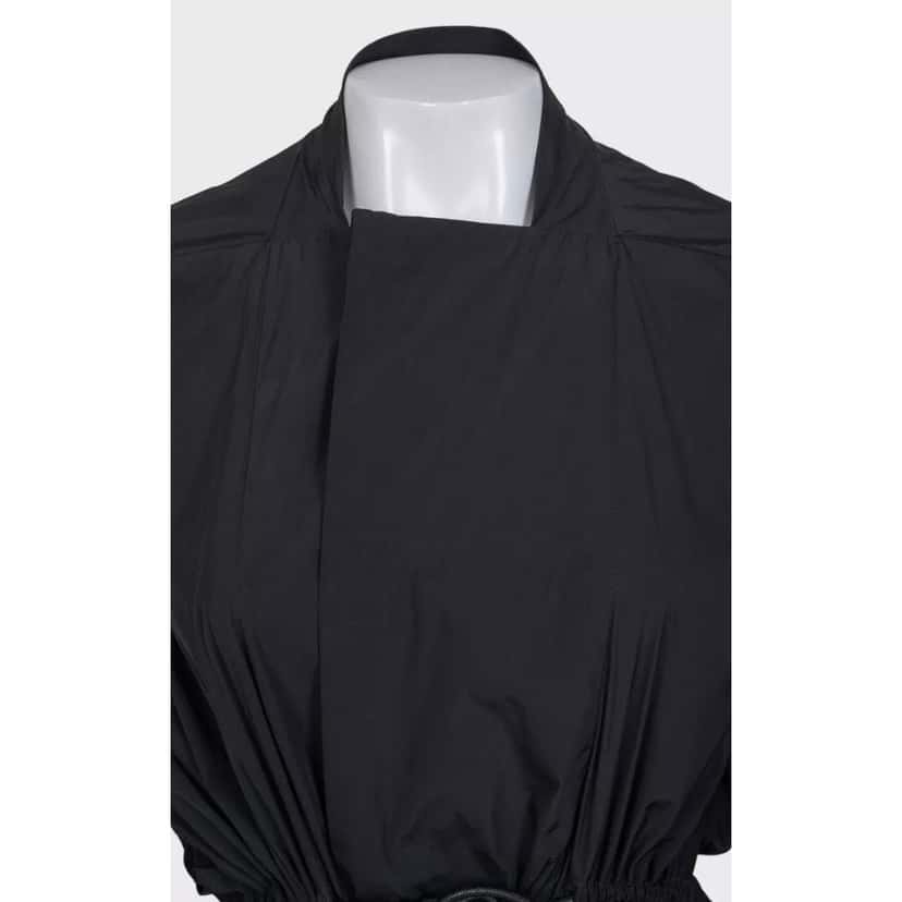 Rick Owens Rick Owens Black Fitted Trench Coat Sz. IT42 M Pre-owned Black Good condition - Model View