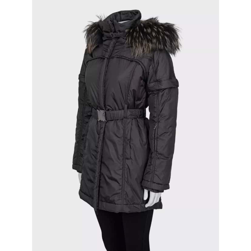 Celine Celine Black Removable Sleeve Puffer Jacket - Size M Pre-owned Black Good condition - Back View