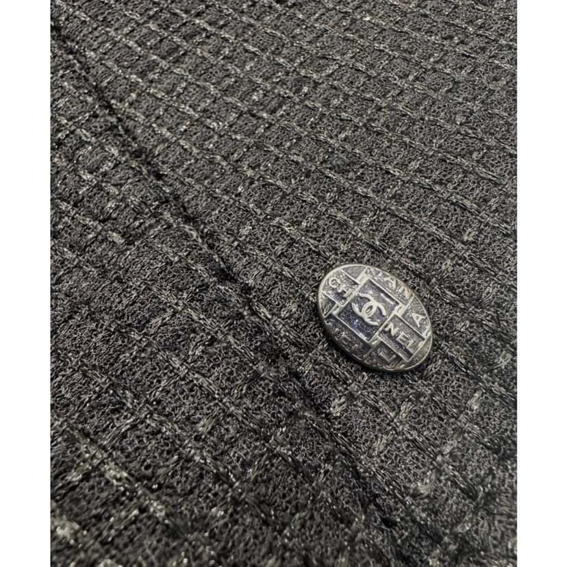 Chanel Chanel 2018 White Linen Strapless Bustier Top Size 38 pre-owned White Linen Good condition - Model View