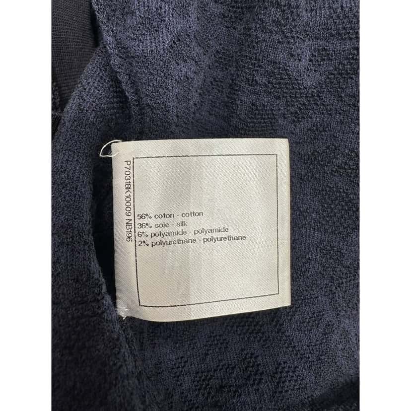 Chanel NWT Chanel Navy Wool Blend Cardigan Dress Sz.42 Pre-owned Navy Wool Never worn, with tag - Box View