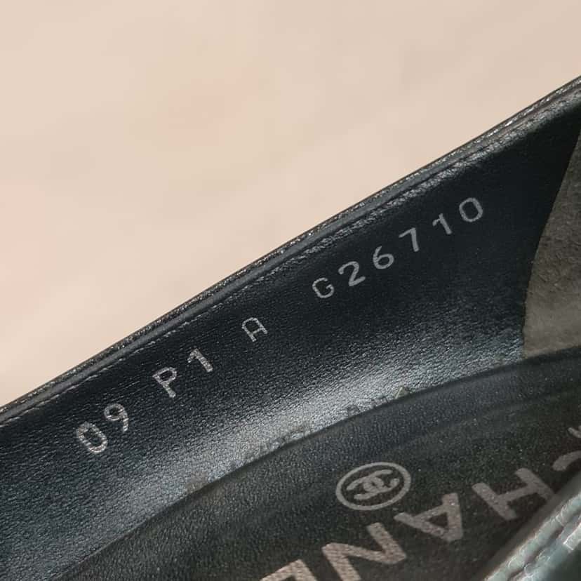 Chanel Chanel Patent Leather Pumps Size 39 Pre-owned Black Leather Good condition - Box View