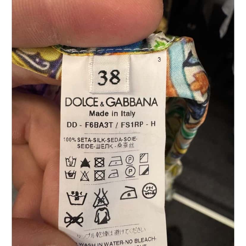 Dolce & Gabbana Dolce & Gabbana Vibrant Floral Silk Dress IT38/XS Pre-owned Other Silk Good condition - Box View