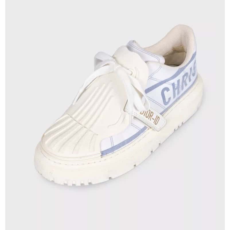 Christian Dior Christian Dior Dior-ID Textile Sneakers Size 37 Pre-owned White Leather Good condition - Inside View