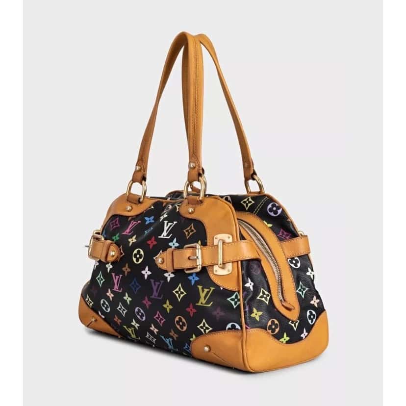 Louis Vuitton Louis Vuitton Monogram Claudia Black Handbag Pre-owned Black Canvas Good condition - Back View