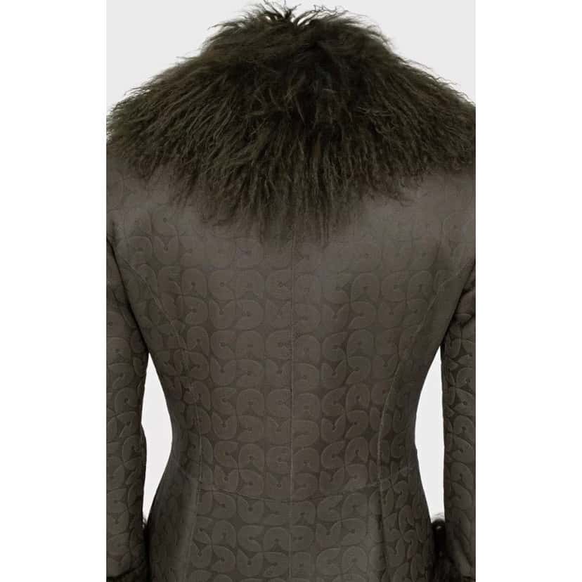 Gianfranco Ferré Ferre Green Shearling Coat IT42 Pre-owned Green Shearling Good condition - Box View