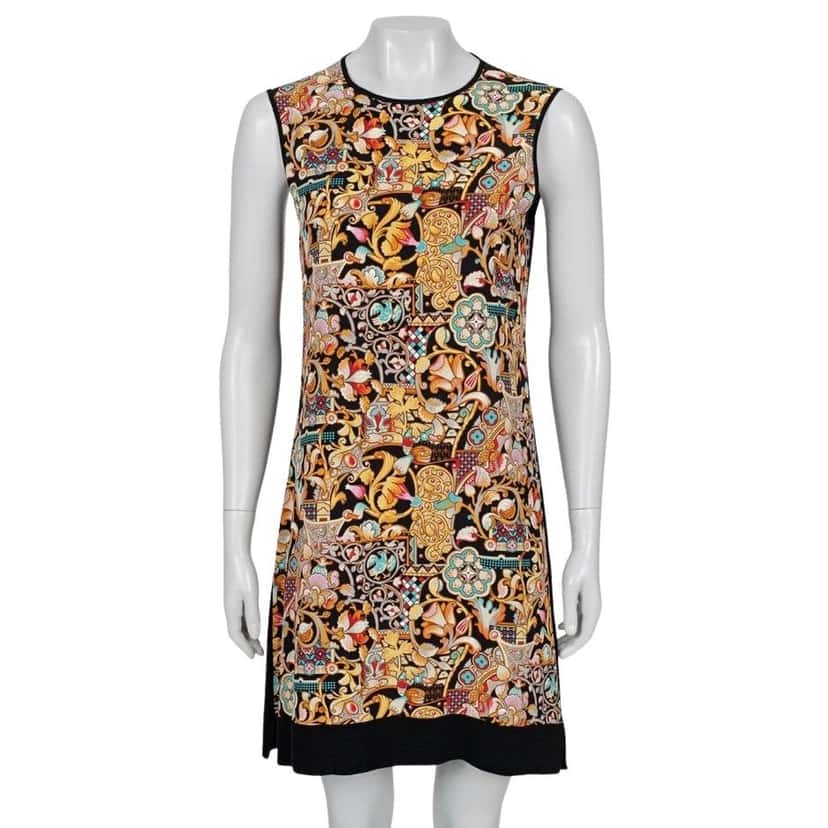 Louis Vuitton Louis Vuitton Multicolor Geometric Sleeveless Dress Sz.M pre-owned Other Good condition - Front View