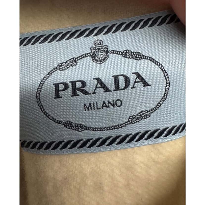 PRADA Prada Cream Wool Fitted Pin Dress  XXS/IT36 pre-owned Beige Wool Good condition - Box View