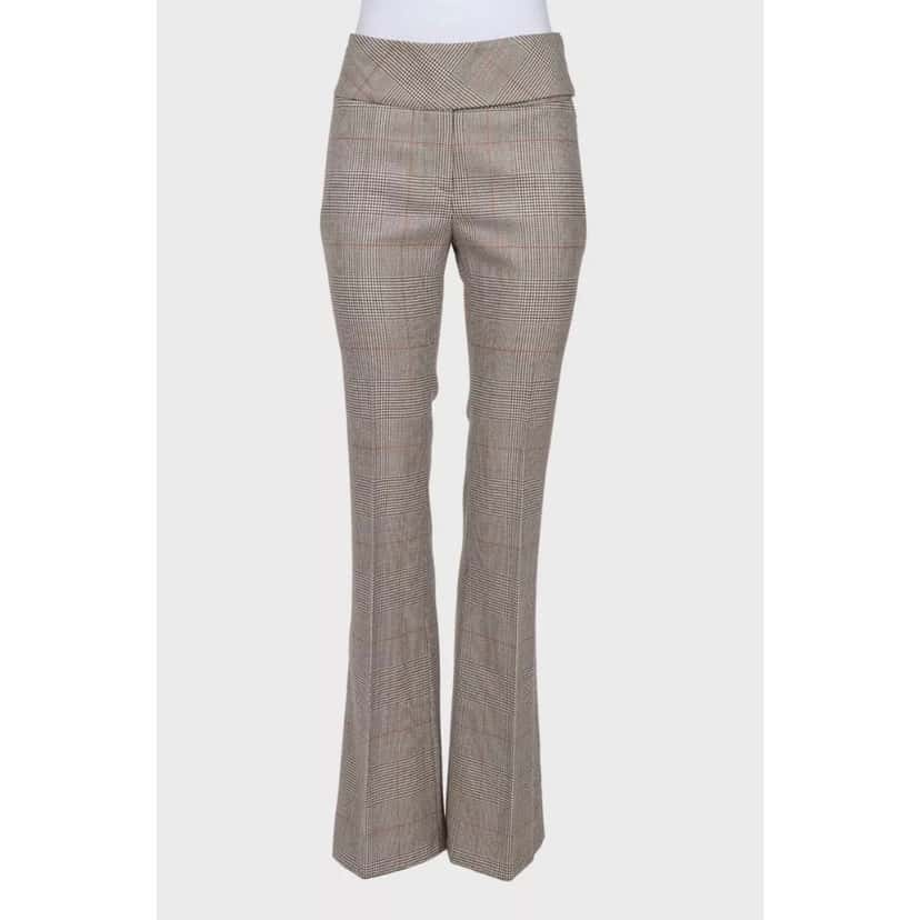 Gianfranco Ferré Gianfranco Ferre Chic Beige Wool Checked Suit - IT38/XS pre-owned Beige Wool Good condition - Model View