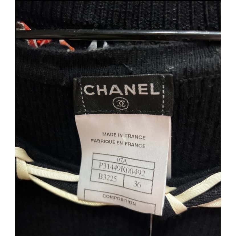 Chanel Chanel Fitted Wool Dress Black Fall 2007 Sz.36 Pre-owned Black Wool Good condition - Box View