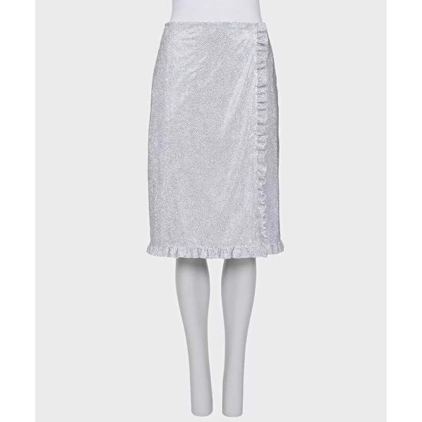 Miu Miu Miu Miu Silver Skirt Suit Sz.38 pre-owned Silver Good condition - Model View