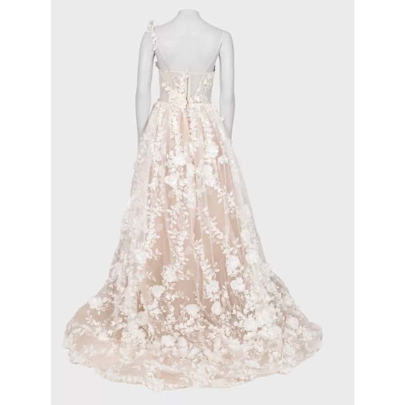 Unsigned Dell'Amore Zemfira Wedding Gown - Size S pre-owned Other Good condition - Inside View
