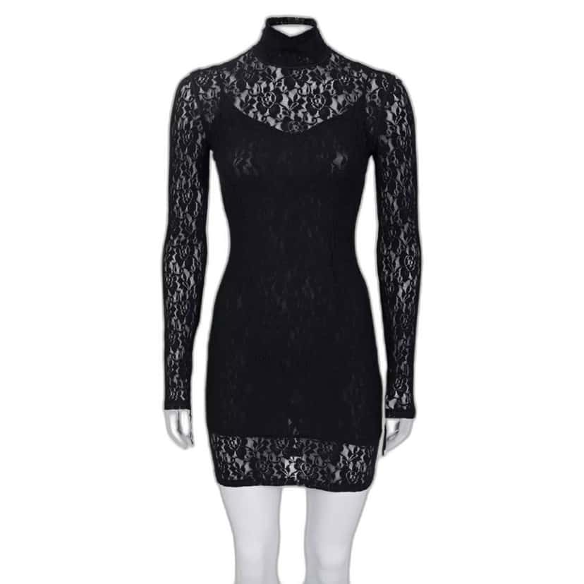 Dolce & Gabbana Dolce & Gabbana Black Lace Dress - Size XS Pre-owned Black Lace Good condition - Front View