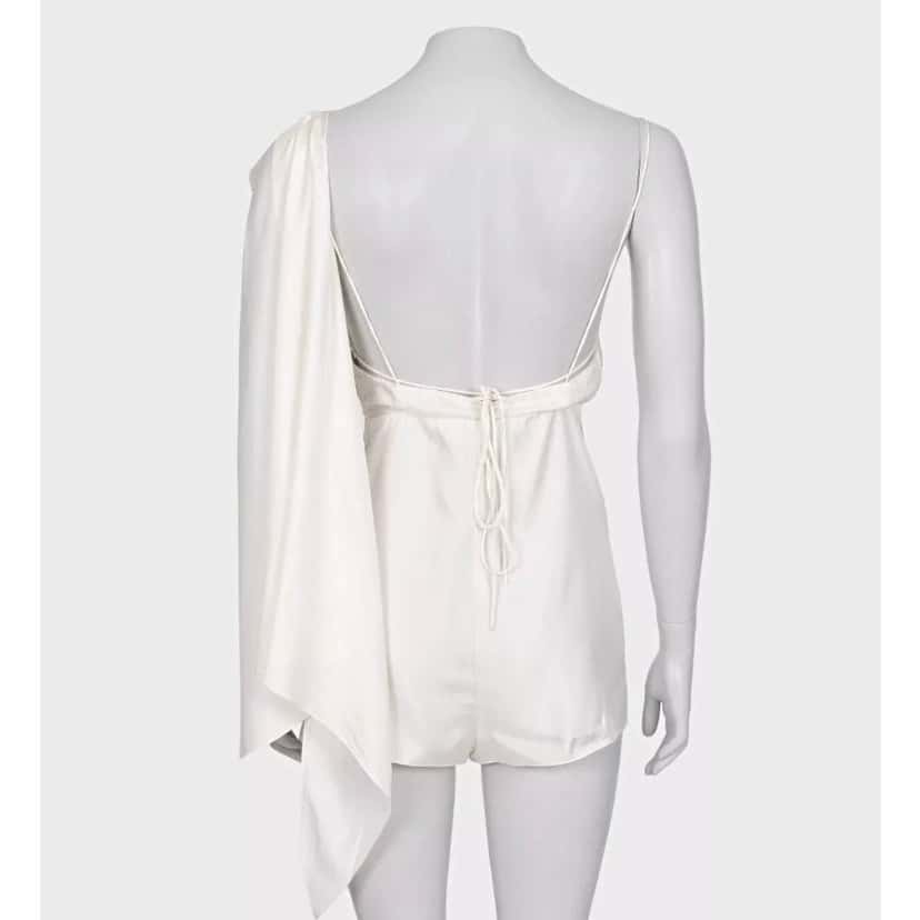 Christian Dior Christian Dior White Open Back Jumpsuit - Size XS/34 Pre-owned White Never worn - Inside View