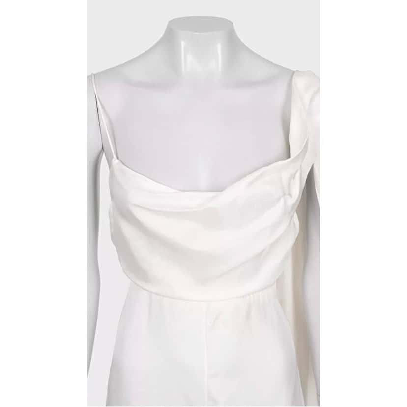 Christian Dior Christian Dior White Open Back Jumpsuit - Size XS/34 Pre-owned White Never worn - Model View