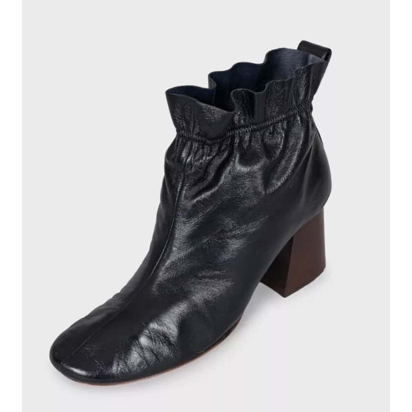 Celine Celine Black Leather Ankle Boots - EU 39 Pre-owned Black Leather Good condition - Inside View