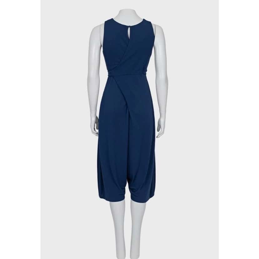 Saint Laurent Saint Laurent Blue Tie-Waist Jumpsuit Sz. M/EU38 Pre-owned Blue Good condition - Inside View