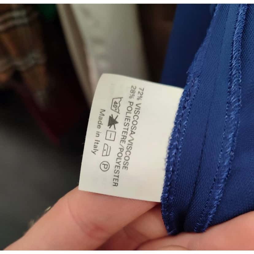 Saint Laurent Saint Laurent Blue Tie-Waist Jumpsuit Sz. M/EU38 Pre-owned Blue Good condition - Box View