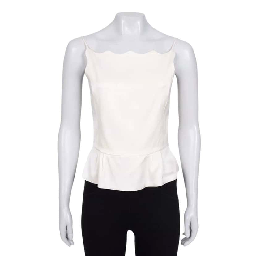Chanel Chanel Silk Fitted Tank Top Sz.40 Pre-owned Other Silk Good condition - Front View