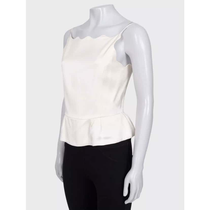 Chanel Chanel Silk Fitted Tank Top Sz.40 Pre-owned Other Silk Good condition - Back View