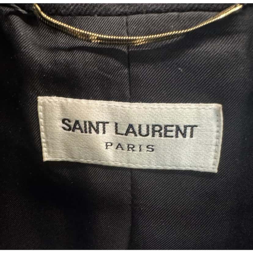 Saint Laurent Chic Saint Laurent Black Wool Jacket - FR34/XS Pre-owned Black Wool Good condition - Box View