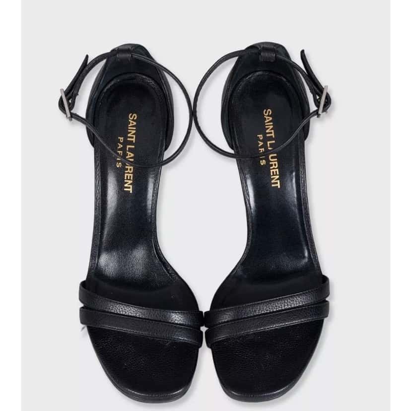 Saint Laurent Saint Laurent Black Leather Tribute Heels Size 37 Pre-owned Black Leather Good condition - Inside View
